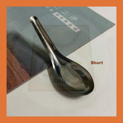 Tongshui Spoon Stainless Steel Sudu Sup Stainless Steel Food Spoon Good Quality Sudu Nasi Lemak Laksa Ais Kacang Cendol